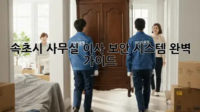 속초시 사무실 이사? 보안 시스템 완벽 가이드!